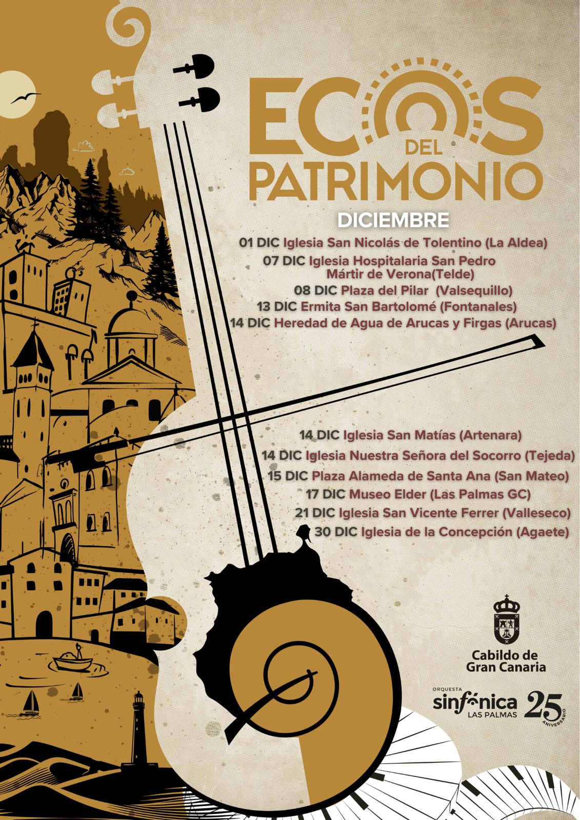 Conciertos Ecos del Patrimonio Diciembre